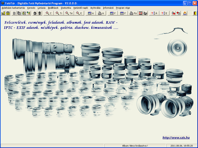 FotoT�r - Digit�lis fot� nyilv�ntart� program