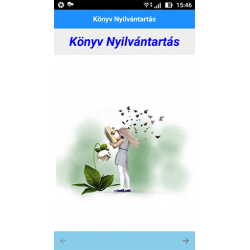 Könyv Nyilvántartás  - Android