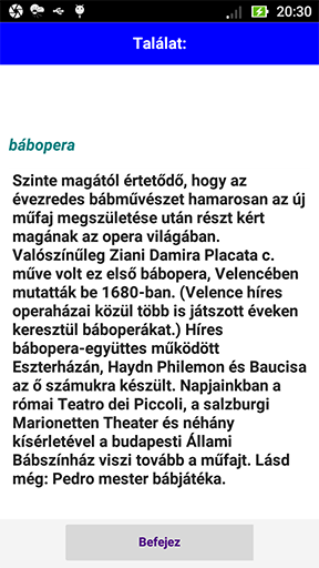 Opera lexikon - android