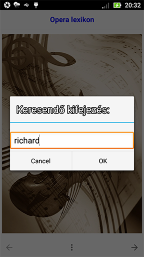 Opera lexikon - android